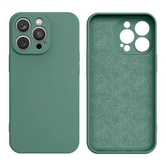 Hurtel Back Cover Σιλικόνης Πράσινο (iPhone 13 Pro Max)