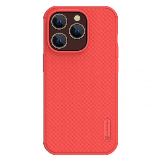 Nillkin Super Frosted Pro (Without Logo Cut) Back Cover Σιλικόνης Κόκκινο (iPhone 14 Pro)