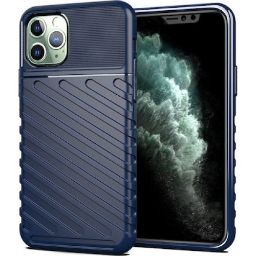 Hurtel Thunder Back Cover Σιλικόνης Μπλε (iPhone 12 / 12 Pro)