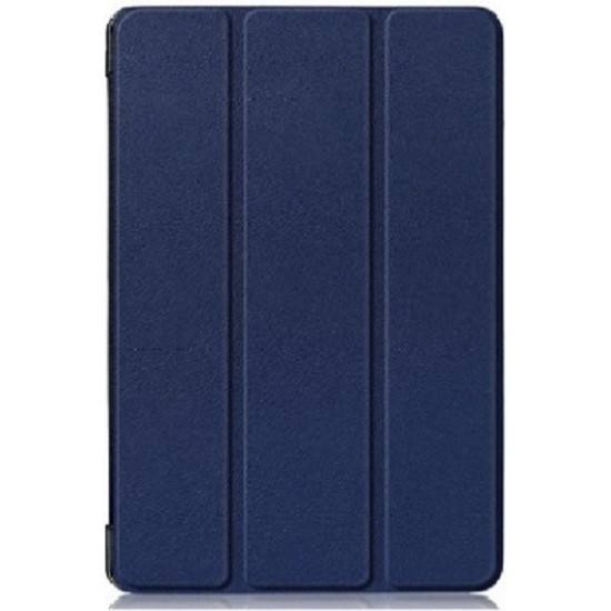 Tri-Fold Flip Cover Δερματίνης Μπλε (Galaxy Tab A7)