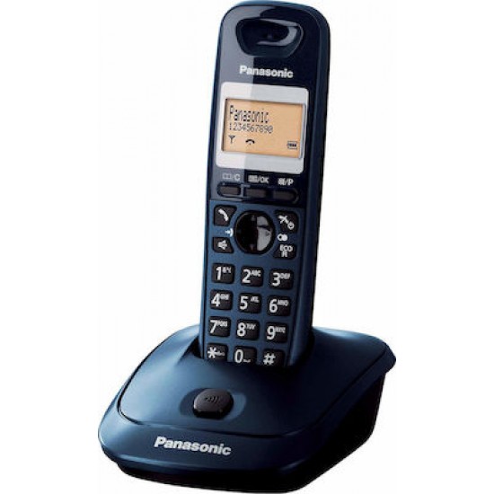 Panasonic KX-TG2511 Ασύρματο Τηλέφωνο με Aνοιχτή Aκρόαση Μπλε