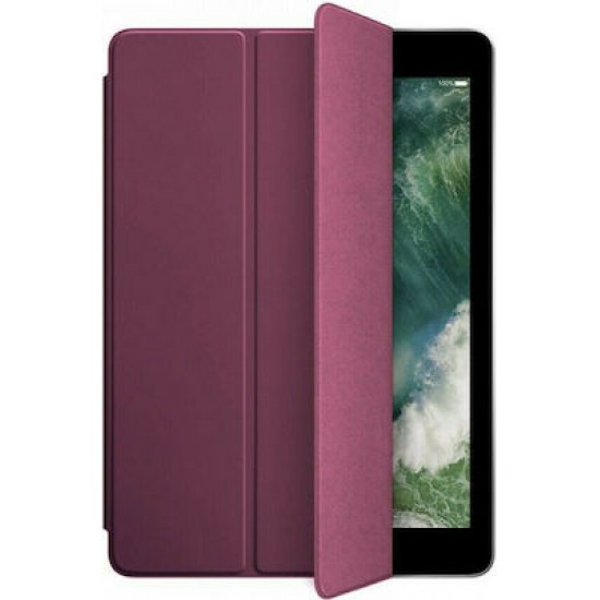 Tri-Fold Flip Cover Δερματίνης Μπορντό (Galaxy Tab A7 Lite)