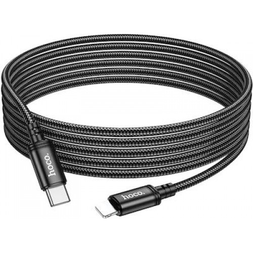 Hoco X91 Braided USB-C to Lightning Cable Μαύρο 3m