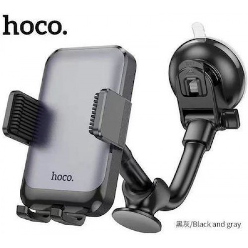 Hoco H27 Βάση Κινητού Αυτοκινήτου με Ρυθμιζόμενα Άγκιστρα Μαύρη
