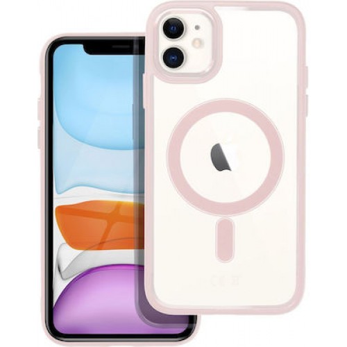 Color Edge Mag Back Cover Ανθεκτικό Ροζ (iPhone 11)