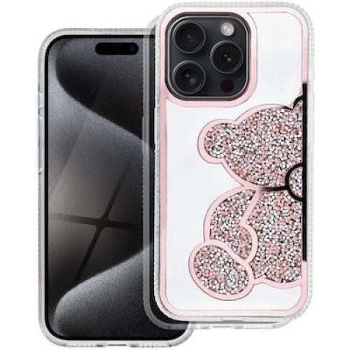 Teddy Bear Back Cover Πλαστικό / Σιλικόνης Ροζ (iPhone 11)