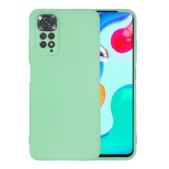 Soft Touch Back Cover Σιλικόνης Πρασινο (Redmi Note 11 / 11S)