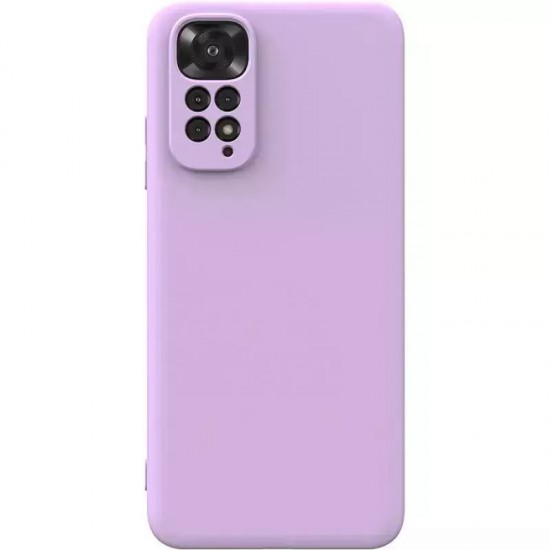 Soft Touch Back Cover Σιλικόνης Μωβ (Redmi Note 11 / 11S)