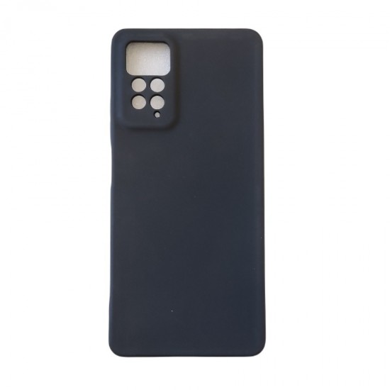 Soft Touch Back Cover Σιλικόνης Μαύρο (Redmi Note 11 / 11S)