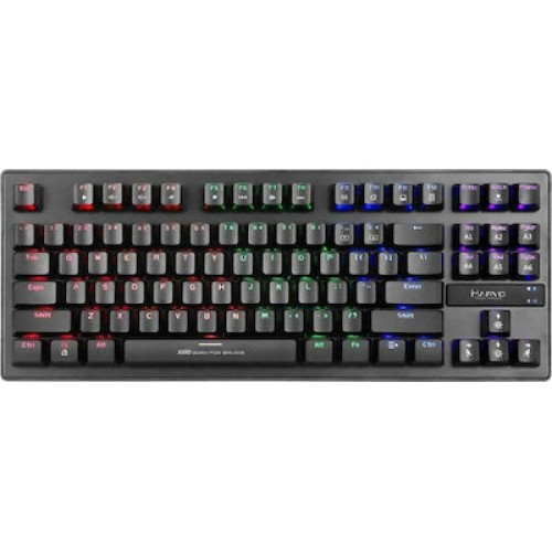 Marvo KG901 Gaming Μηχανικό Πληκτρολόγιο Tenkeyless με Custom Blue διακόπτες και RGB φωτισμό (Αγγλικό US) Marvo KG901 Gaming Μηχανικό Πληκτρολόγιο Tenkeyless με Custom Blue διακόπτες και RGB φωτισμό (Αγγλικό US)