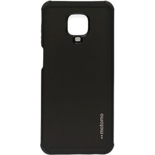 Motomo Tough Armor Back Cover Πλαστικό / Σιλικόνης Ανθεκτική Μαύρο ( Xiaomi Redmi Note 9s / 9 Pro )