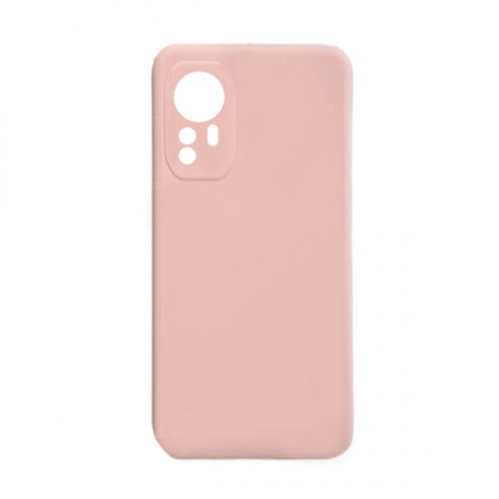 Θήκη Σιλικόνης Πλάτης για Xiaomi 12 Pro Ροζ ΟΕΜ