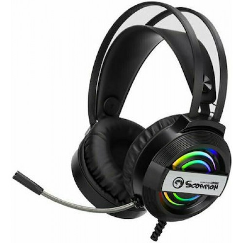 Marvo Scorpion HG8902 Over Ear Gaming Headset με σύνδεση USB Marvo Scorpion HG8902 Over Ear Gaming Headset με σύνδεση USB