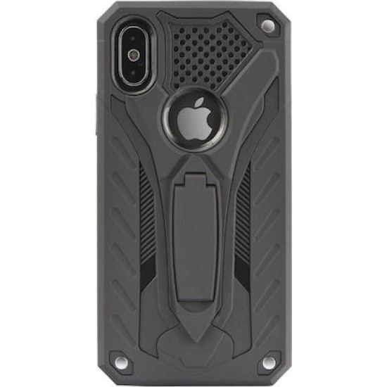 Forcell Defender PHANTOM Case with stand Για Xiaomi Redmi Note 8T Μαύρο