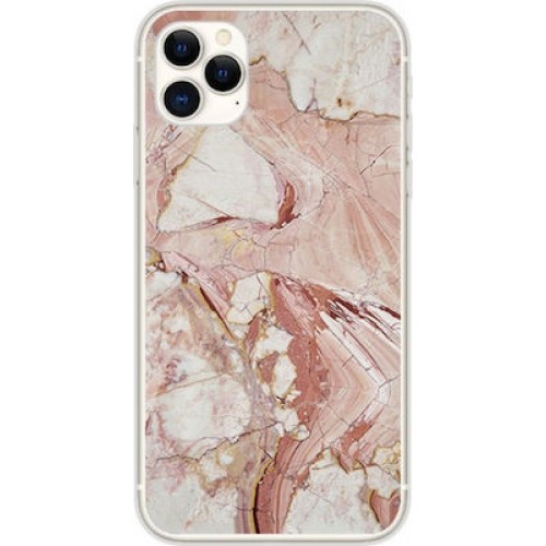 Wozinsky Marble Back Cover Σιλικόνης Ροζ (iPhone 11 Pro)