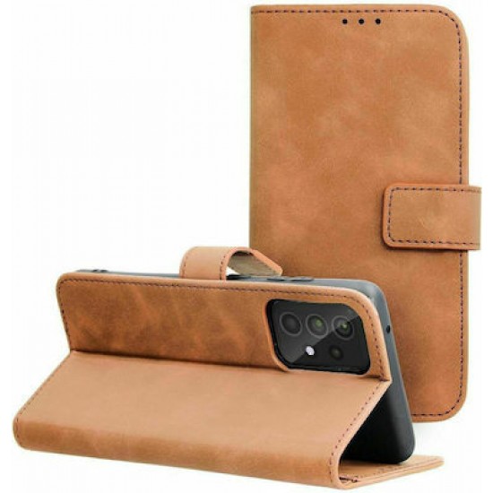 Forcell Tender Wallet Δερματίνης Καφέ (Galaxy A52 / A52s)