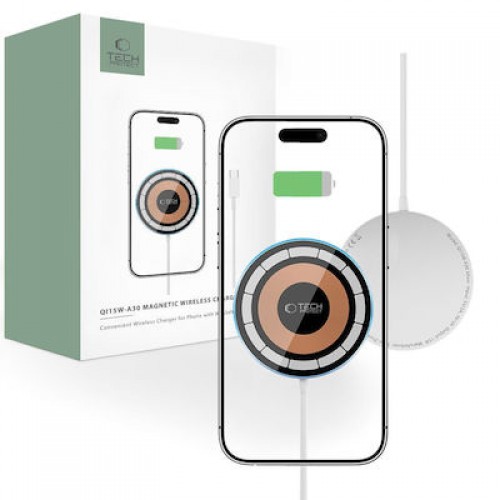 Tech-Protect Φορτιστής Magsafe Ασημί