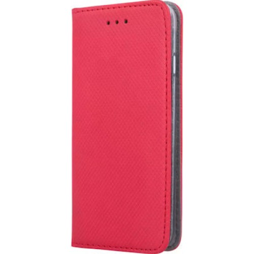 Μαγνητική Book Υφασμάτινο Κόκκινο (Redmi Note 12 4G)