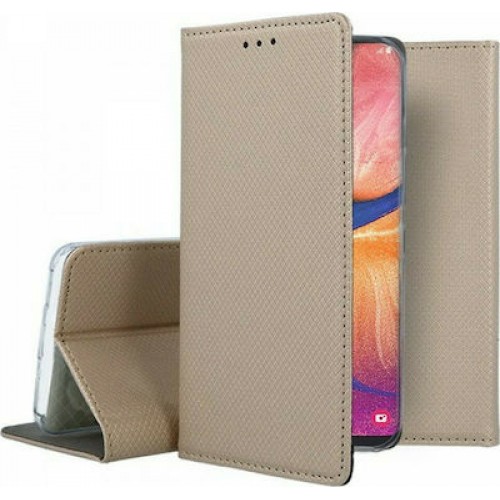 Oem Θήκη Βιβλίο Smart Magnet Για Samsung Galaxy A52 5G / A52 4G / A52 Χρυσό