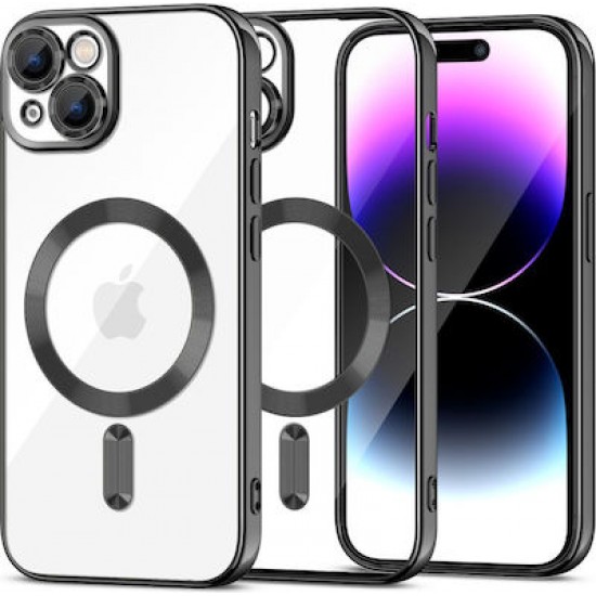Tech-Protect Magshine Back Cover Μαύρο (Apple iPhone 14/15)