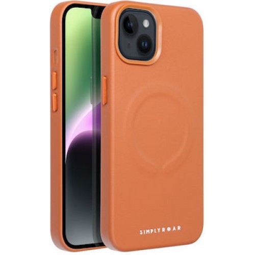 Roar Back Cover Δερμάτινο Καφέ (iPhone 15 Pro Max)