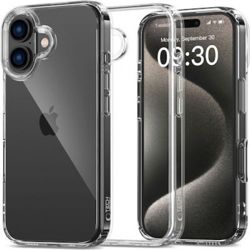 Tech-Protect Flexair Hybrid Back Cover Διάφανο (iPhone 16)