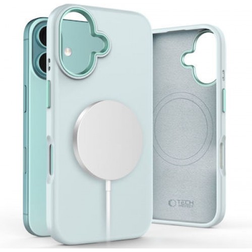 Tech-Protect Back Cover Σιλικόνης Γαλάζιο (iPhone 16)