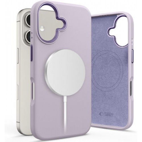 Tech-Protect Back Cover Σιλικόνης Μωβ (iPhone 16)
