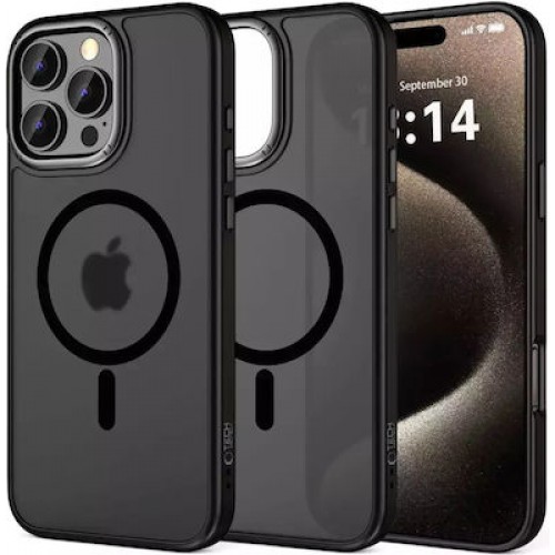 Tech-Protect Magedge Magsafe Back Cover Μαύρο (iPhone 16 Pro)