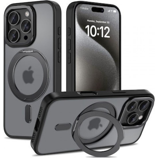 Tech-Protect Magring Back Cover Μαύρο (iPhone 16 Pro Max)