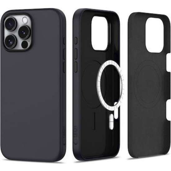 Tech-Protect Back Cover Σιλικόνης Μαύρο (iPhone 16 Pro Max)