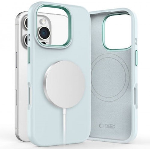 Tech-Protect Back Cover Σιλικόνης Γαλάζιο (iPhone 16 Pro)