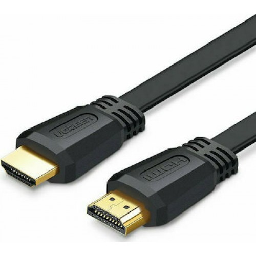 Ugreen HDMI 2.0 Braided Cable HDMI male - HDMI male 3m Μαύρο