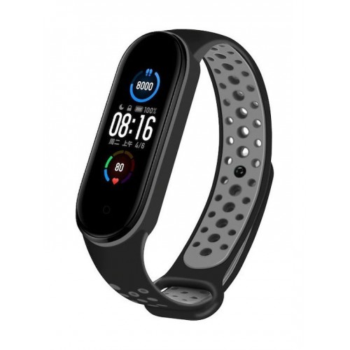Dots Λουράκι Σιλικόνης Μαύρο (Mi Smart Band 5/Mi Smart Band 6) Dots Λουράκι Σιλικόνης Μαύρο (Mi Smart Band 5/Mi Smart Band 6)