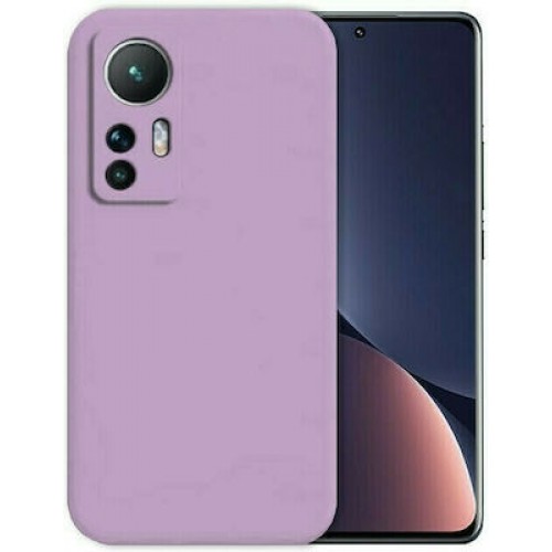 Θήκη πλάτης σιλικόνης για Xiaomi 12/12x Μωβ OEM