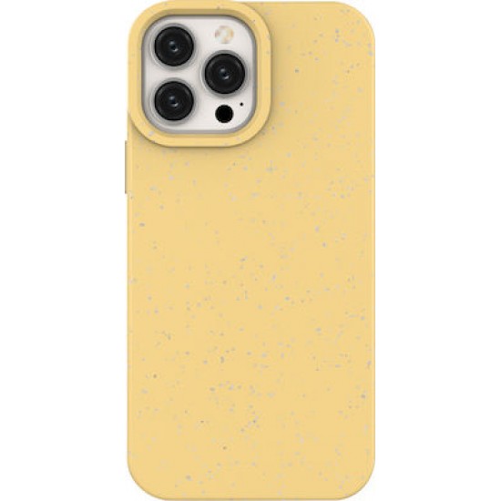 Hurtel Eco Back Cover Συνθετική Κίτρινο (iPhone 13 Pro Max)