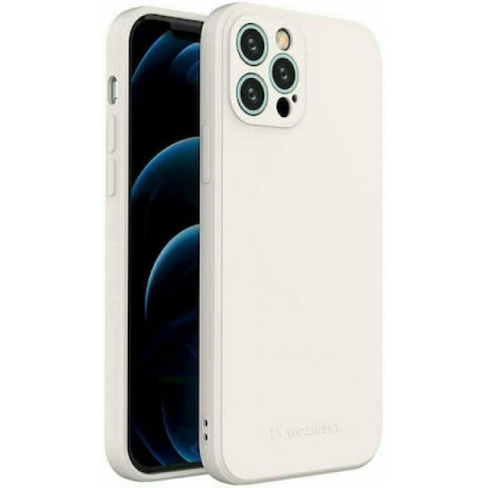 Wozinsky Color Back Cover Σιλικόνης Λευκό (iPhone 13 Pro Max)