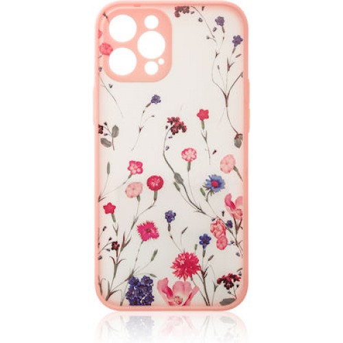 Hurtel Design Back Cover Σιλικόνης Flower Pink (iPhone 13 Pro Max)