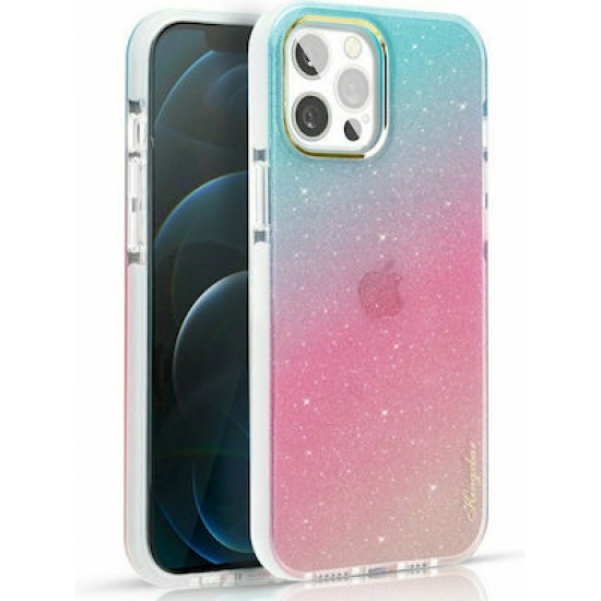 Kingxbar Ombre Back Cover Σιλικόνης Blue Pink (iPhone 13 Pro)
