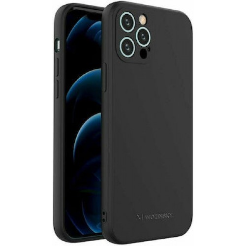 Wozinsky Color Back Cover Σιλικόνης Μαύρο (iPhone 13 Pro)