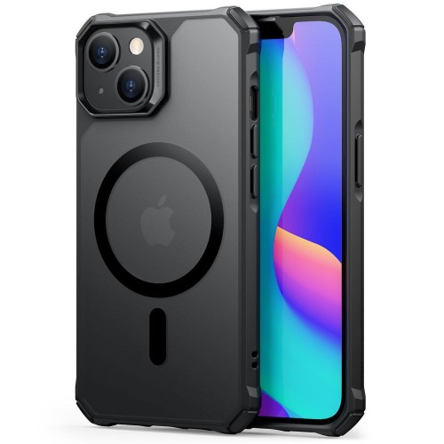 ESR Air Armor Halolock Magsafe Back Cover Πλαστικό / Σιλικόνης Frosted Black (iPhone 14 Plus)