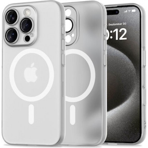 Tech-Protect Magslim Magsafe Back Cover Λευκό (iPhone 16 Pro)