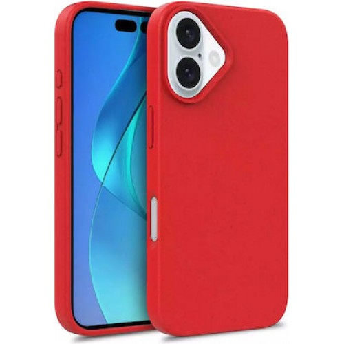 Hurtel Back Cover Κόκκινο (iPhone 16)