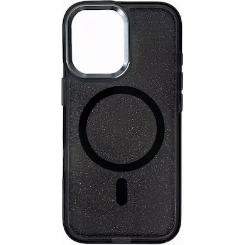 Glitter Case Magsafe Iphone 16 Black Glitter