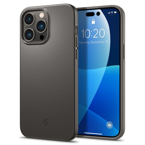 Spigen Thin Fit Back Cover Πλαστικό Gunmetal (iPhone 14 Pro)