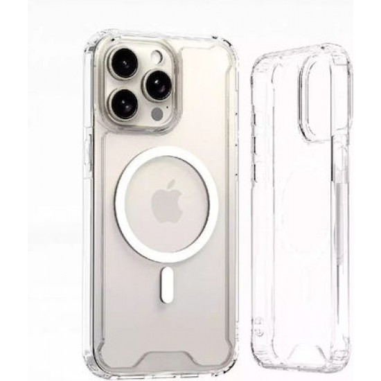 Clear Corner Case Magsafe Iphone 16 Plus Transparent