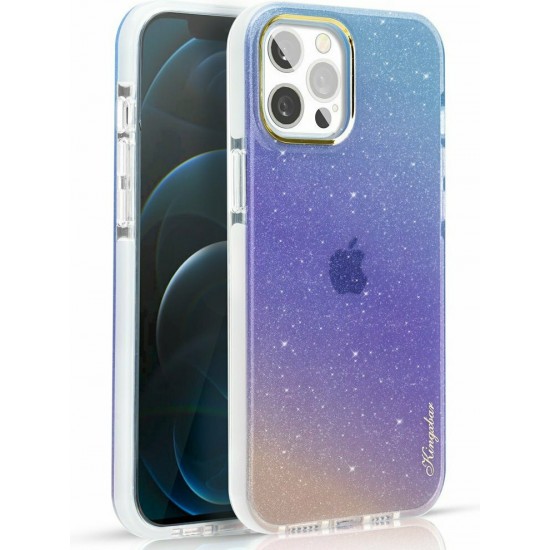 Kingxbar Ombre Back Cover Σιλικόνης Blue Violet (iPhone 13)