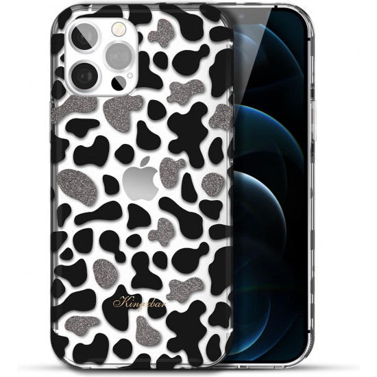 Kingxbar Wild Back Cover Σιλικόνης Cow (iPhone 13 / 14)