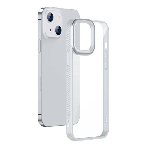 Baseus Crystal Back Cover Πλαστικό Γκρι (iPhone 13 / 14)