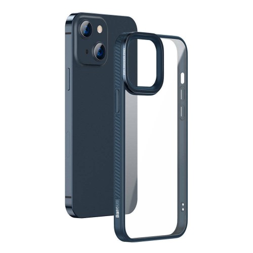 Baseus Crystal Back Cover Πλαστικό Μπλε (iPhone 13 / 14)